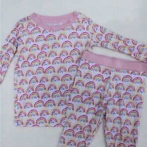 Little sleepies rainbow pajamas